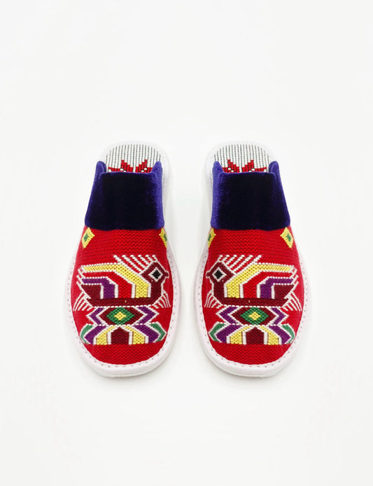 Handmade brocade slippers